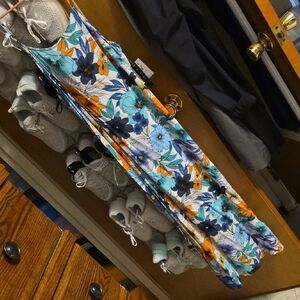 O'Neill Bayleigh Dress with Blue and Orange Accents